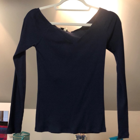 Royal Blue long sleeve top - Picture 1 of 3